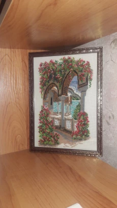 Вышивки крестом с рамкой