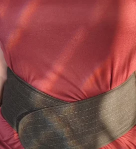 Согревающий пояс- корсет, собачья шерсть