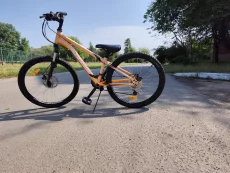 Детский велосипед Stinger Caiman Disc 24 (оранжевый) + замок в подарок