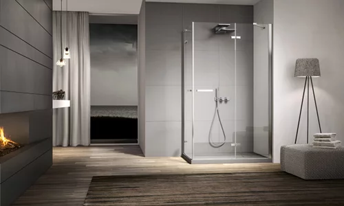 Душевой уголок без поддона: преимущества и особенности