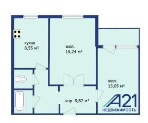 2-комнатная квартира на проспекте Строителей