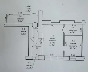 Двухкомнатная квартира по ул. Чонгарская, д. 35
