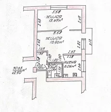 Двухкомнатная квартира по ул. Интернациональная, д. 54