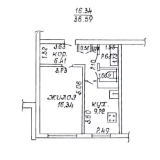 1-комн. квартира на Даманском по ул. Ульяновская, 72. 21500 у.е