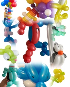 Игрушки из воздушных шаров от клоуна Клёпы