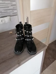 Полусапожки кожаные