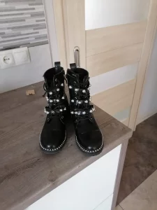 Полусапожки кожаные