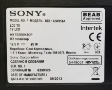 Телевизор Sony: KDL-42W654A