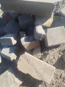 Бой бетонных изделий