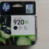 Картридж HP 920XL чёрный. Оригинальный