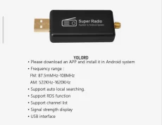 USB FM радио для андроид магнитол