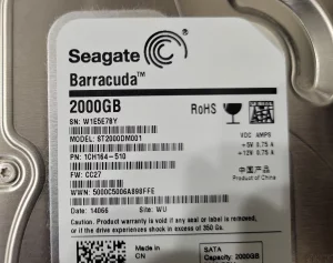 Жесткий диск HDD 2000 ГБ