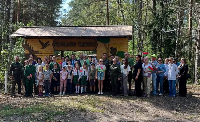 Торжественное открытие экотропы «Белашава сцежка» в Глушанском лесничестве