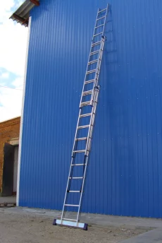 Лестница алюминиевая трехсекционная, трансформер