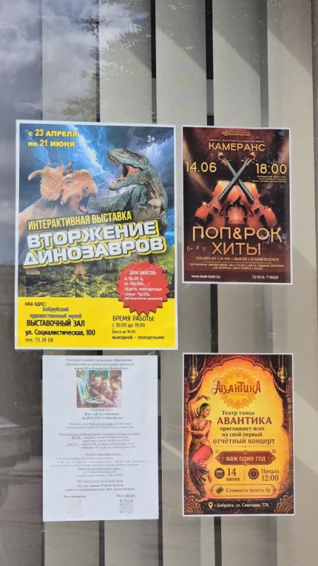 Бобруйский художественный музей. Афиша