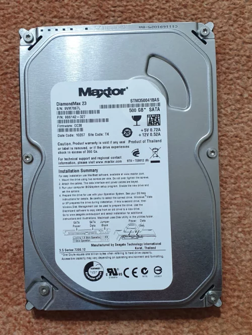 Жесткий диск 500ГБ