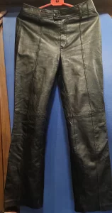 Брюки кожаные женские