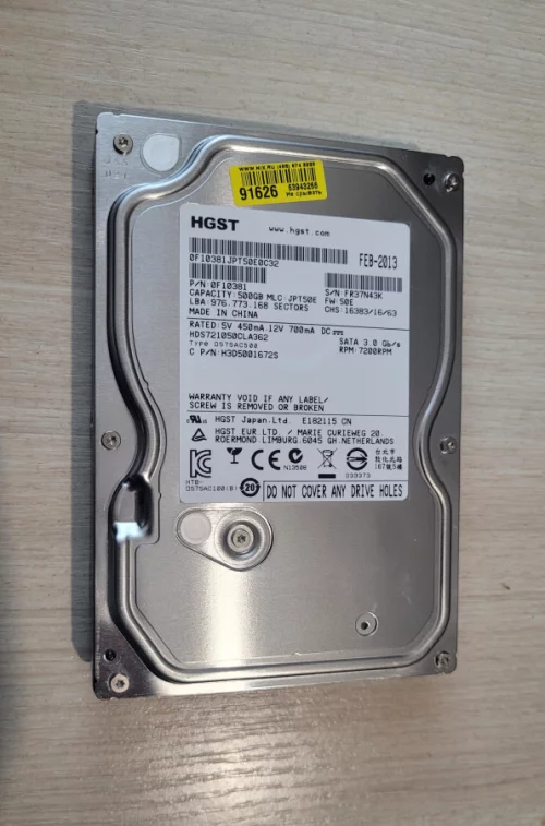 Жесткий диск для ПК 500 ГБ HGST