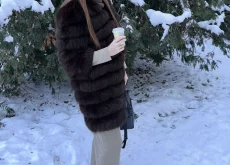 Шубка из песца