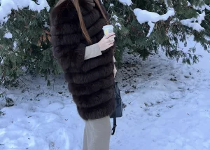 Шубка из песца