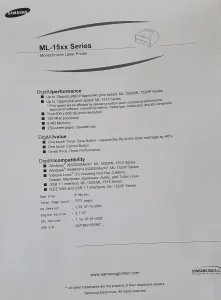 Принтер SAMSUNG ML-1520