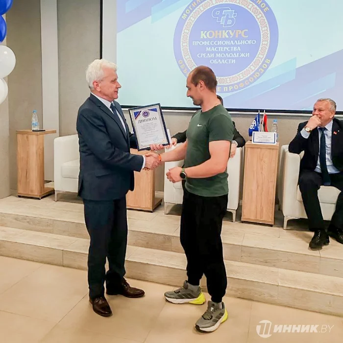 Фрезеровщик «Белшины» завоевал первое место на областном конкурсе профмастерства