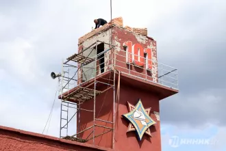 Что ремонтируют в пожарной части рядом со второй проходной «Белшины»?