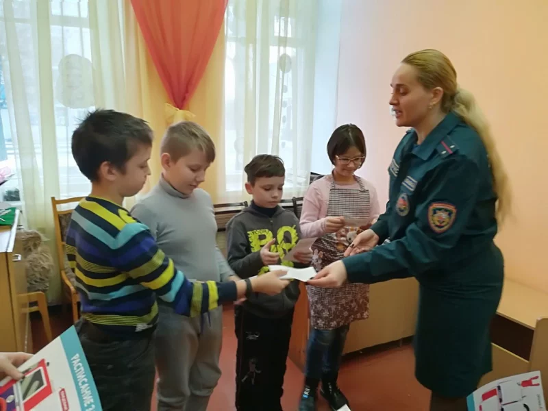 У ребят проверили знания правил пожарной безопасности
