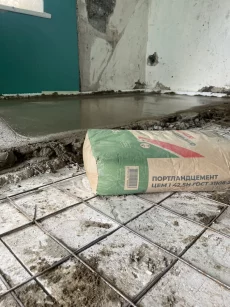 Устройство цементно-песчаной стяжки по грунту