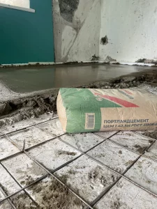 Устройство цементно-песчаной стяжки по грунту