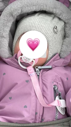 Комбинезон зимний на девочку