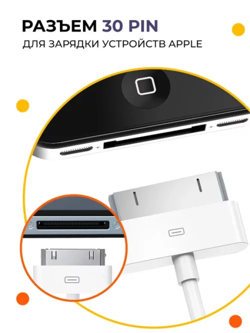 Кабель для iPhone 4/4S, iPad 1-3