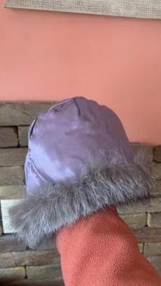 Песцовая шапка новая