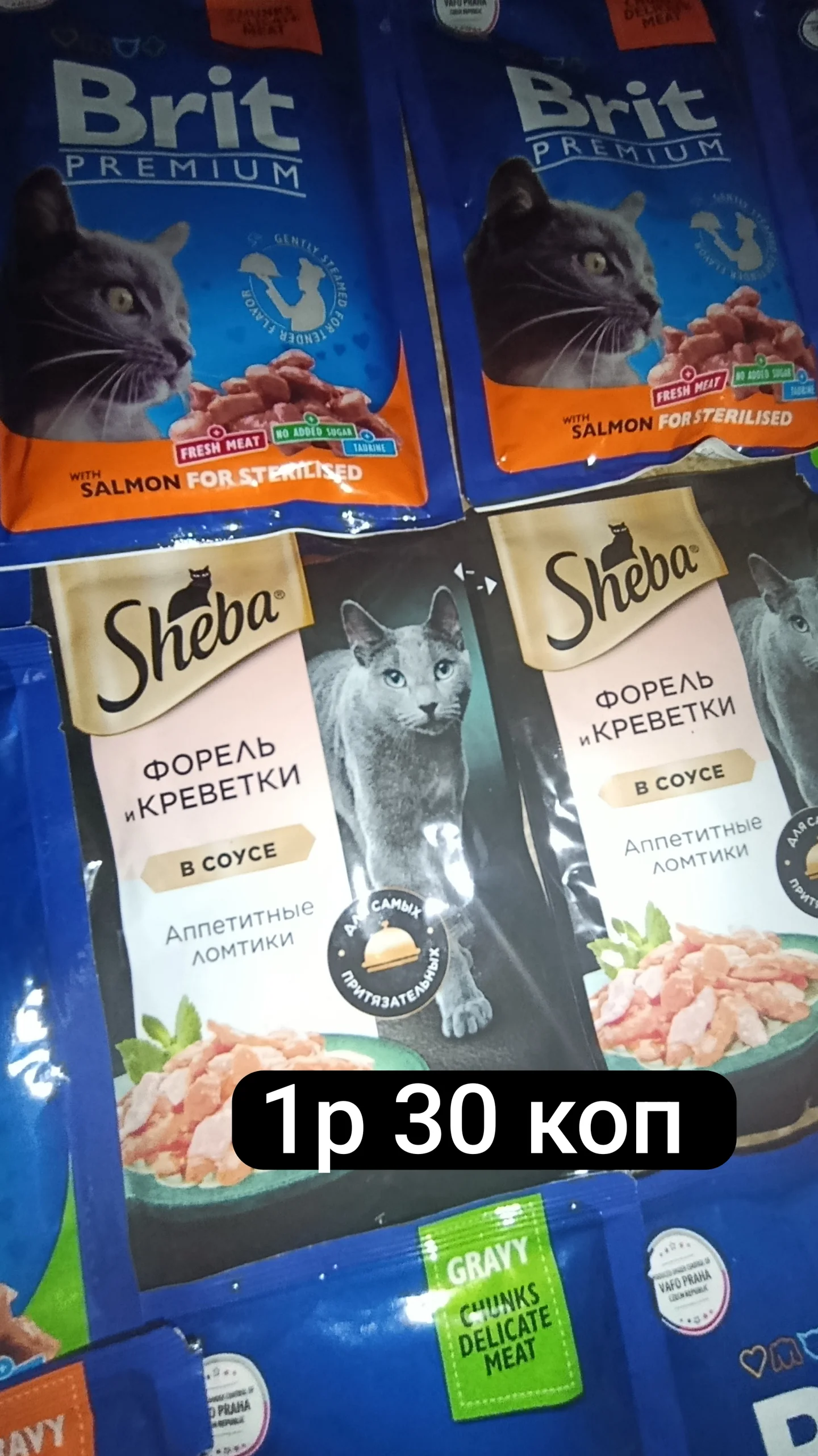 Влажные корма для котов