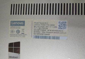 Ноутбук Lenovo Yoga 710 (не рабочий)