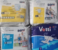 Памперсы и впитывающие трусы для взрослых. Цена Договорная