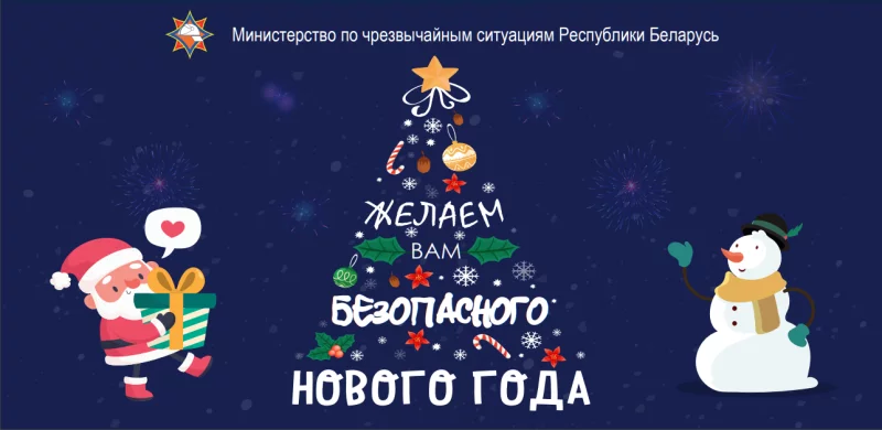 Как правильно установить новогоднюю елку? МЧС дает советы бобруйчанам