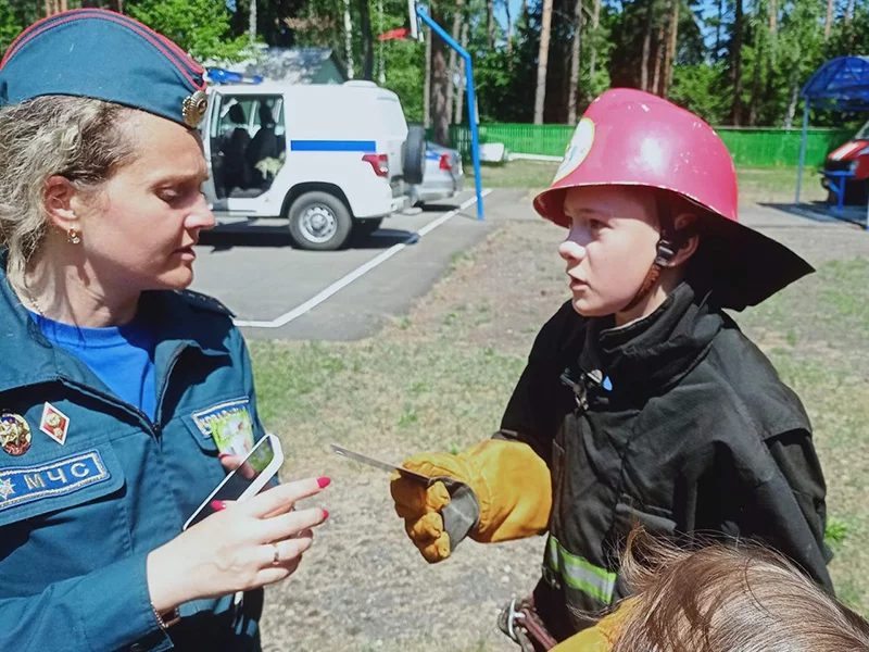 Интенсив-курс по безопасности прошел в детском лагере «Бобренок»