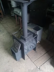 Ворота гаражные, бак для воды, котёл для бани