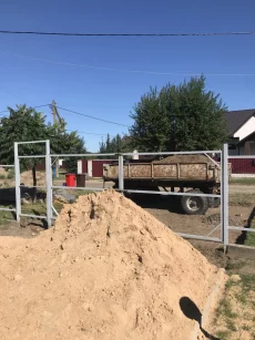 Ворота и калитку под металлопрофильный лист