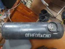 Автомобильный газовый баллон на 65 литров пропан-бутан. 120 р