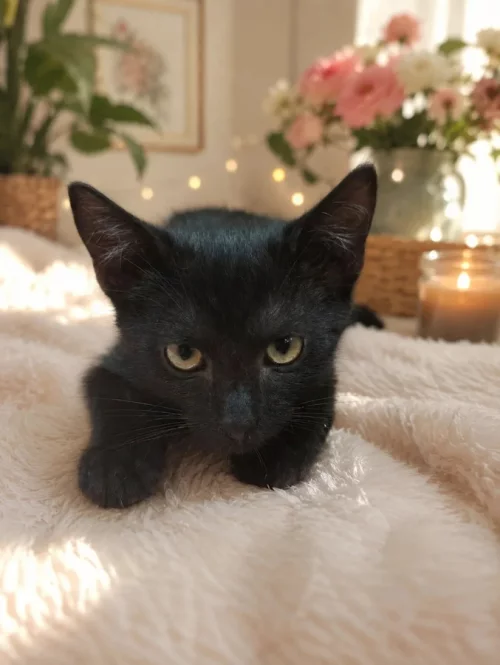 Котёнок Уголёк