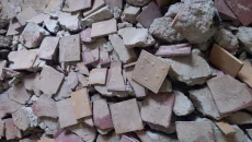 Бой бетона, кирпича в мешках бесплатно