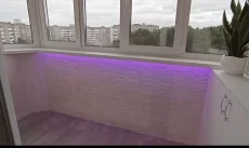 Отделка балкона