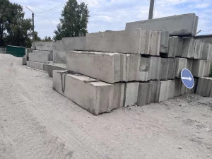 Кольцо стеновое, плита перекрытия, днище колодца, блоки ФБС