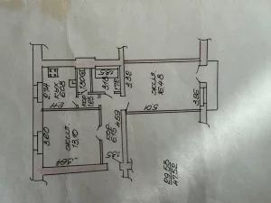 Двухкомнатная в центре