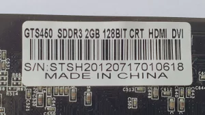 Видеокарта GTS 450 2ГБ