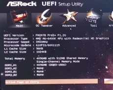 Материнская плата FM2+ AMD A6