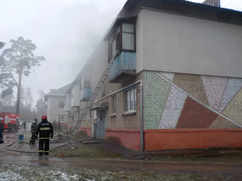 В Бобруйске на Горелика горела квартира