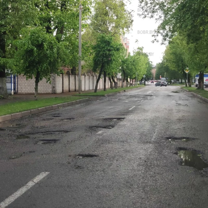 Улица Пушкина точка большое количество критических неровностей, которые должны быть или устранены или обозначенные.